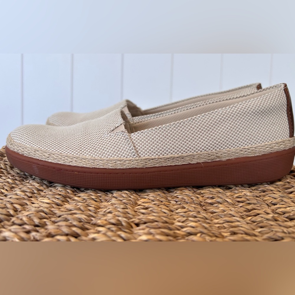 Trotters Women’s Accent Comfort Espadrille Loafers Natural Size 8.5N